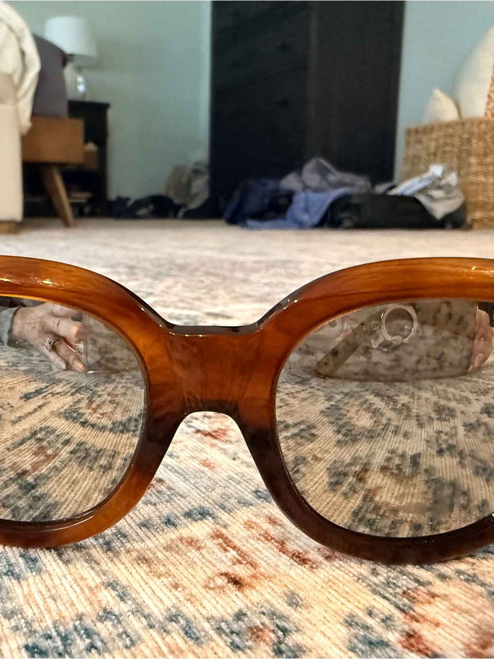 Celine Paris Tortoise Oversized Sunglasses Mirror Lens Italy - Picture 5 of 7